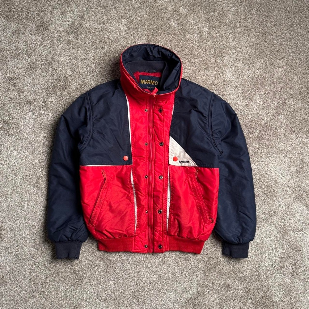 VINTAGE 90s MARMOT COLOUR BLOCK SKI JACKET
